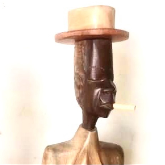 Lignum vitae carved statue.Palo Santo. Guayacan. - Picture 3 of 5